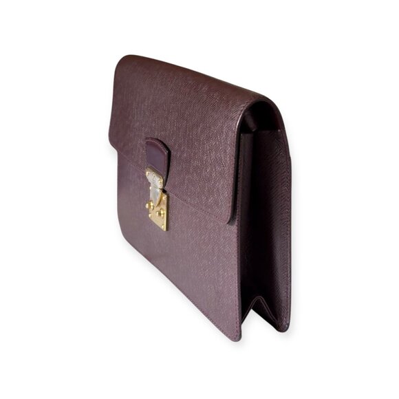 Louis Vuitton Taiga Leather Kourad Clutch | Bordeaux - Picture 3 of 7